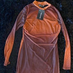 Ombré brown dress from Pretty little thing in a size medium